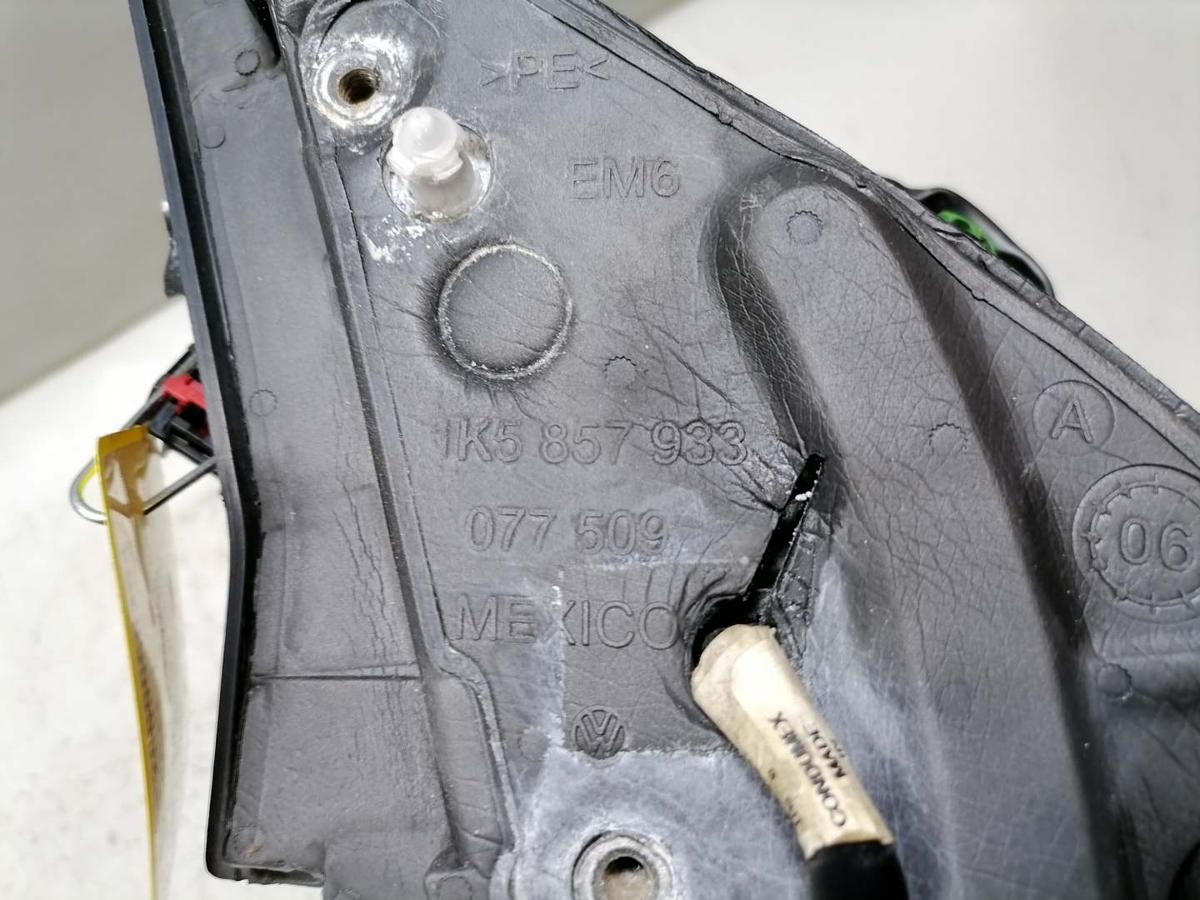 VW Jetta 1K2 original Au&szlig;enspiegel links elektrisch verstellbar Bj.2007